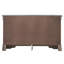 Commode noire G6702-d. Champagne argenté «x» sur placages de bois. Look traditionnel actualisé. Poignées de tiroir avec cristaux décoratifs. Entièrement assemblé. Tiroirs à queue d'aronde anglaise. 59 po de profondeur, 16 po de largeur, 33 po