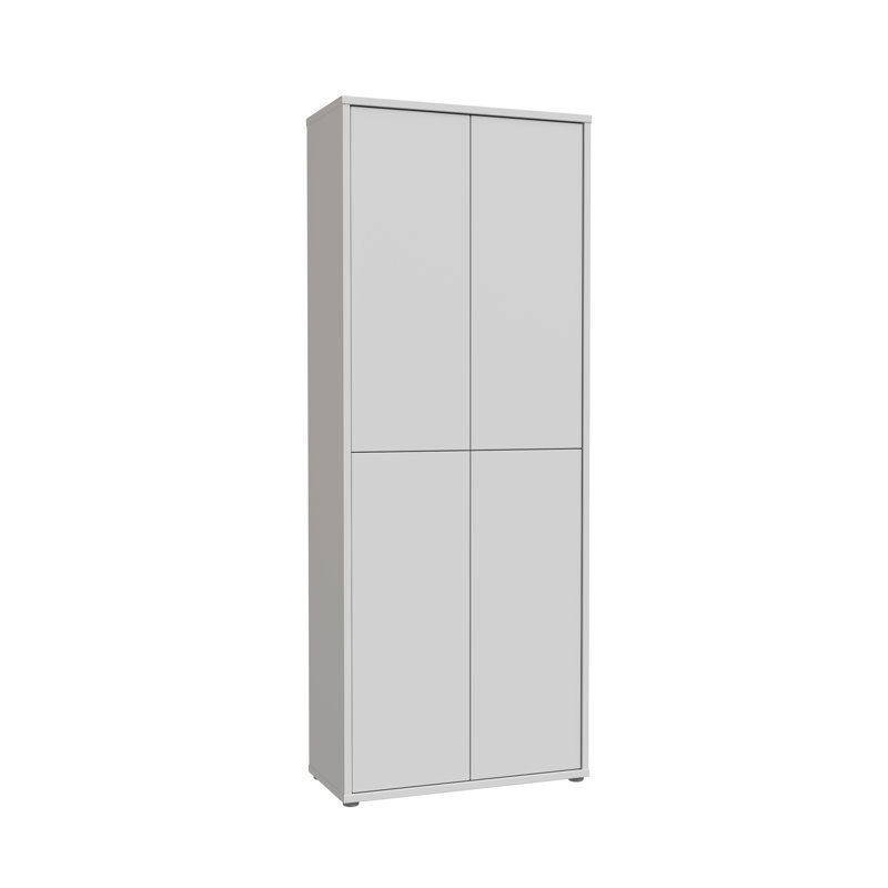 24 Pair Shoe Storage Cabinet, Secret Grey