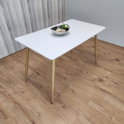 Schwartz Metal Base Dining Table