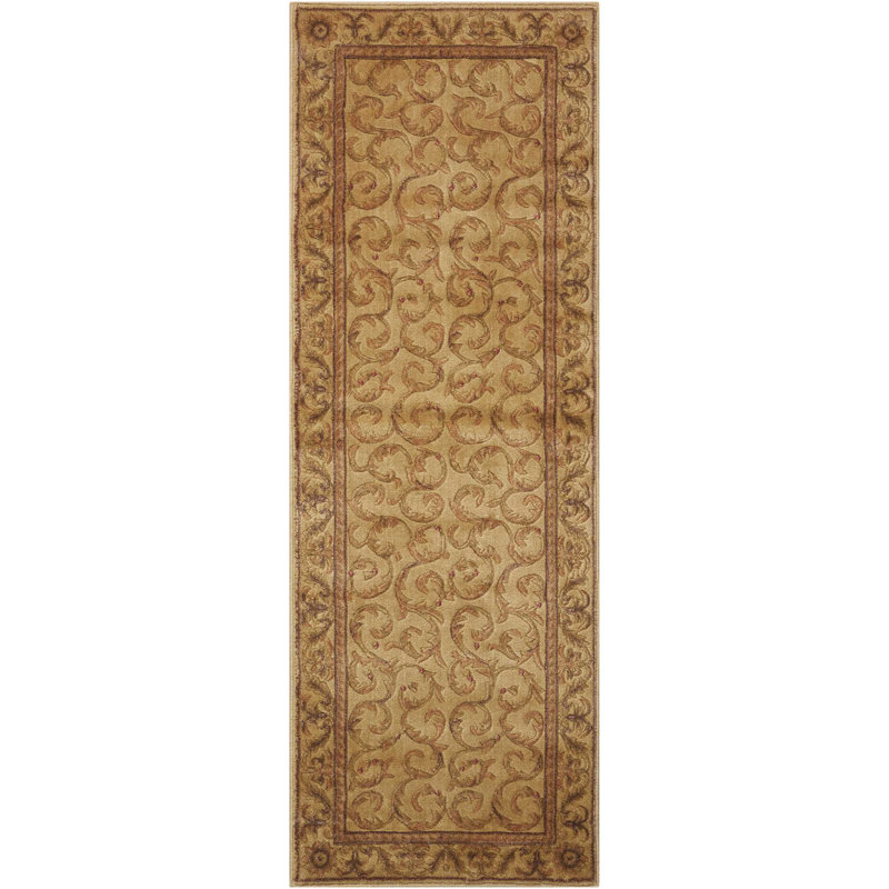 Tapis ivoire Anastasia, Tapis de couloir 2 pi x 5 pi 9 po
