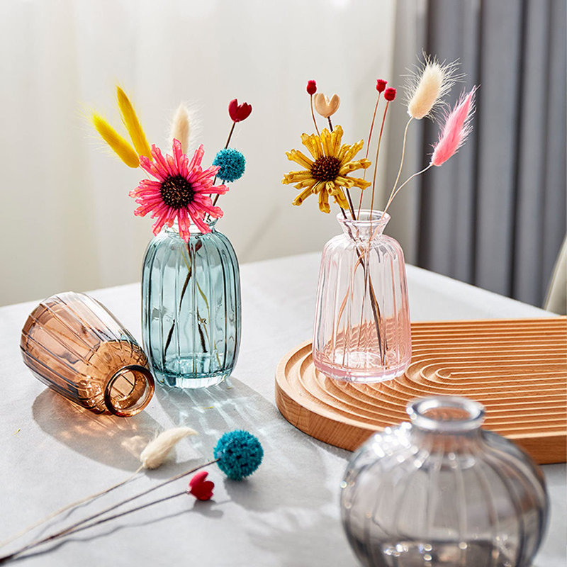 Tricia Glass Table Vase, Brown
