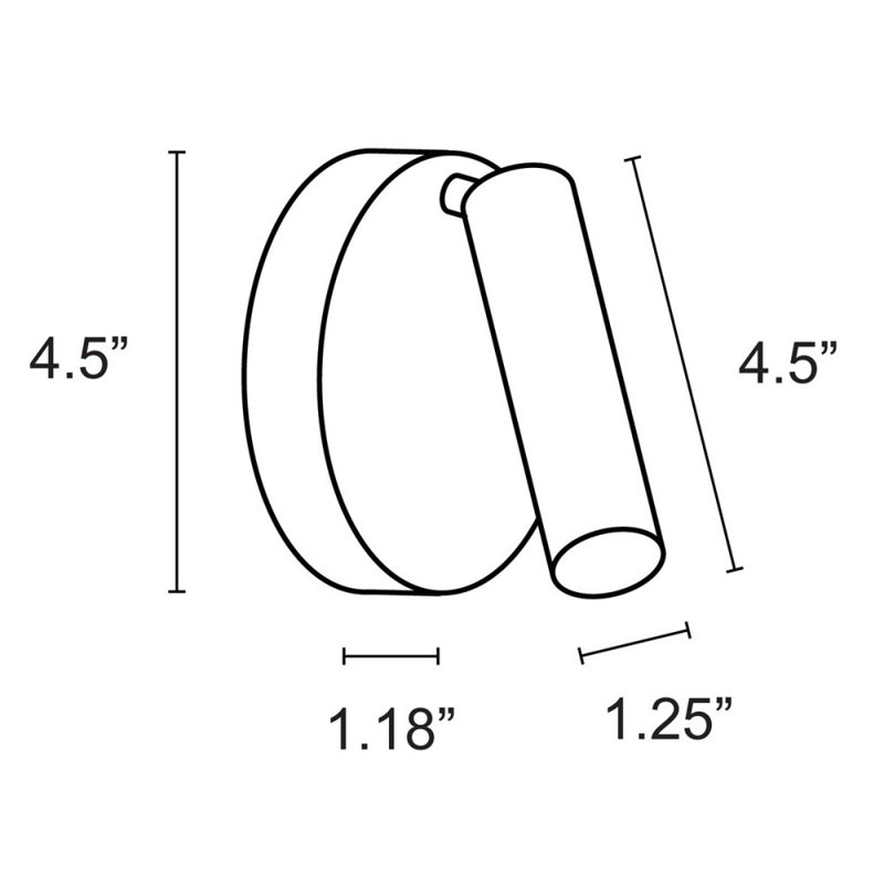 LED Spotlight, Gray