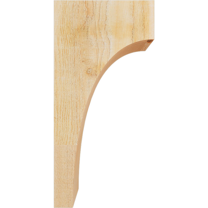 Sapin Douglas, corbeau brut Huntwood, l 4 po x P 8 po x H 16 po, H 16 po x l 4 po x P 8 po, Sapin de Douglas, Sciage brut