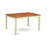 5 Piece Modern Dining Table Set Includes a Rectangle Wooden Table with Butterfly Leaf and 4 Kitchen Dining Chairs, 42x78 Inch, Buttermilk & Cherry-894044159-862680904