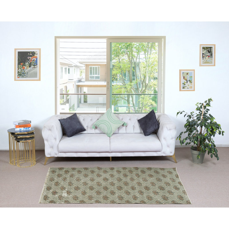 Tapis décoratif turc fait à la main pour la cuisine. Petit tapis rétro pour chambre à coucher