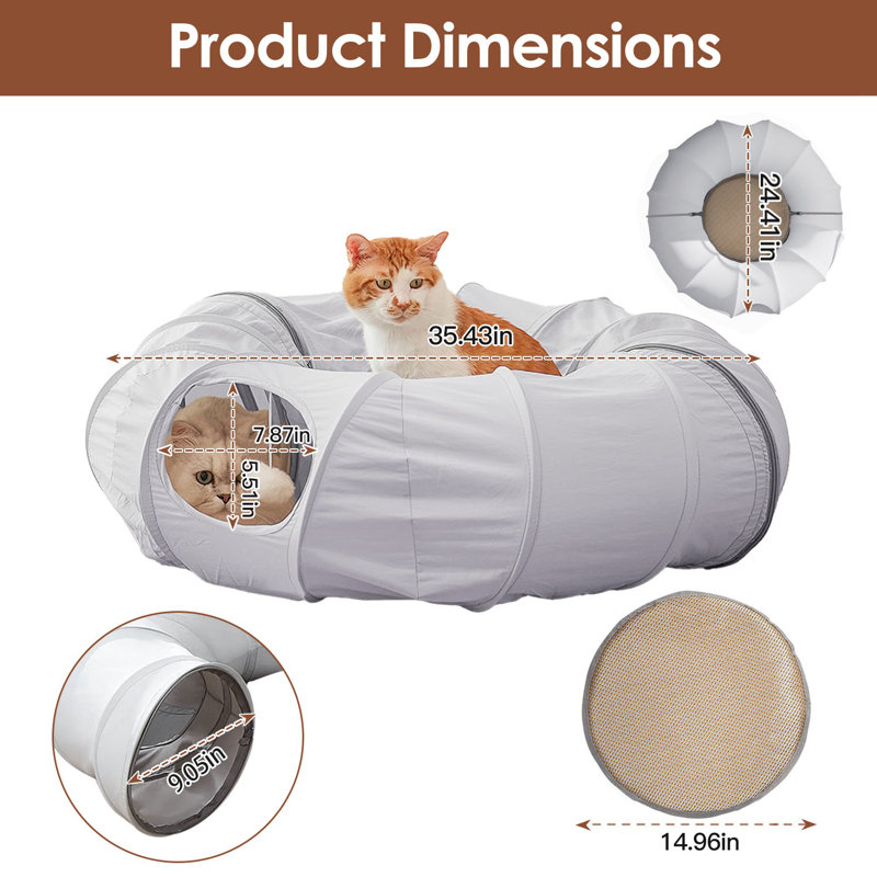 Emelen Portable Cat Playpen