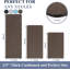  Tapis de cuisine anti-fatigue sur pied (ensemble de 3)-1411483595