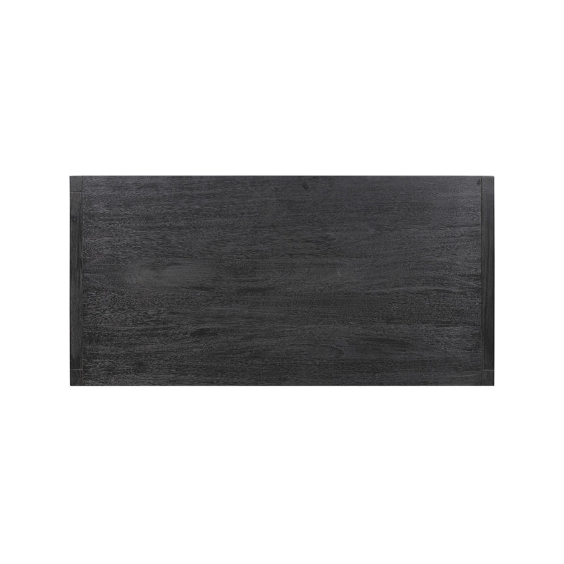 Sullivan Chest-Saddle Tan, Brushed Black Acacia Solid