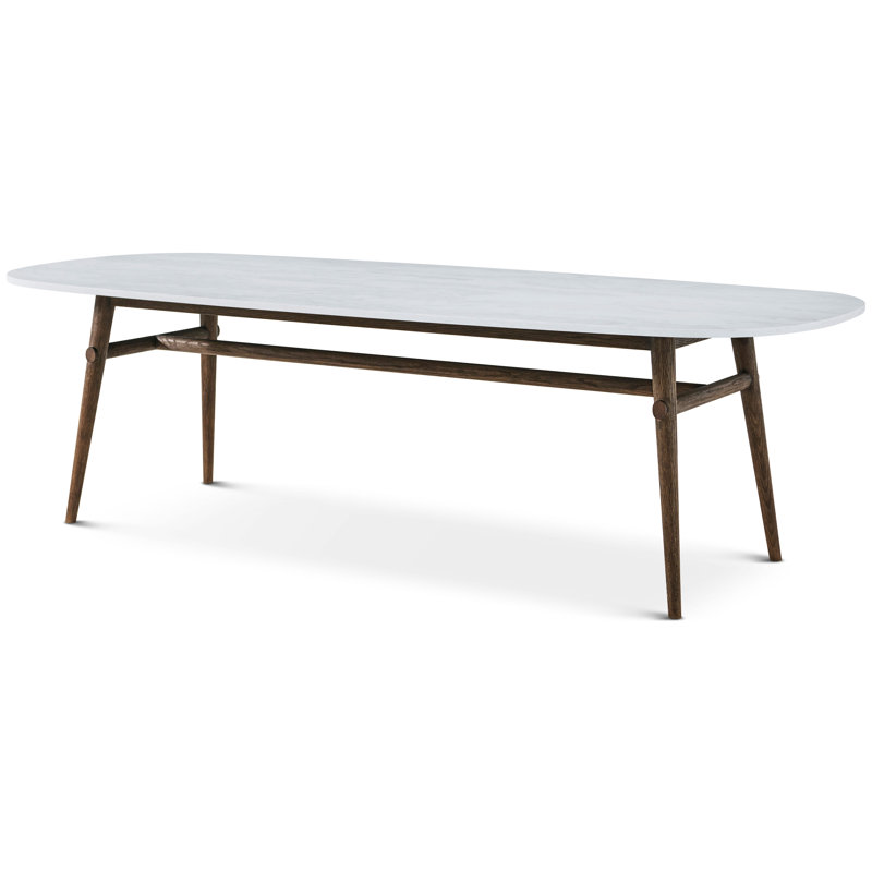 Table de salle à manger Madrid Quartz, Brown, 30" H x 102.36" L x 43.31" W
