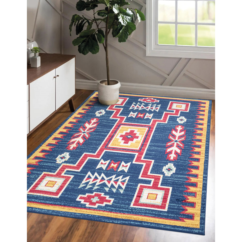 Malta Aztec Area Rug, Rectangle 160 x 230cm