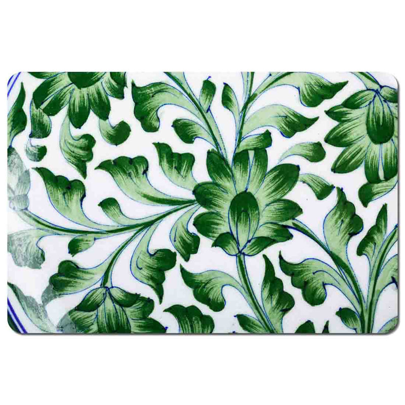 Minkashi Polyester Coated Hardwood Rectangle Placemat
