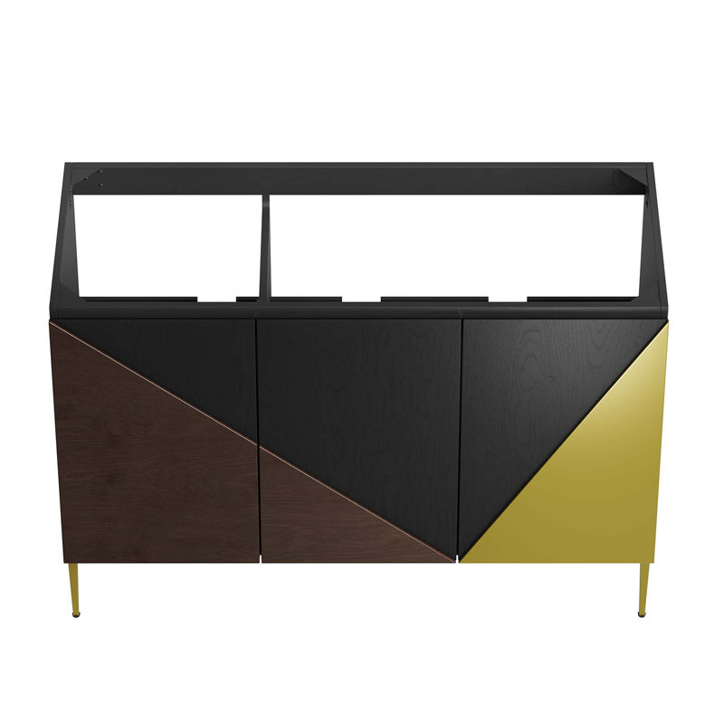 Base de meuble-lavabo double 47 po Modway Alchemist