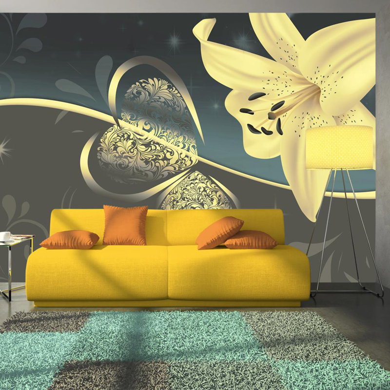 Murale, Gris, L 68 po x l 98 po