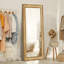 Miroir rectangulaire en bois de rotin avec verre trempé-1503956998