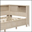 Lit de jour en bois avec tablettes de rangement et 3 tiroirs, alliant confort et rangement pratique pour les maisons modernes-504129508