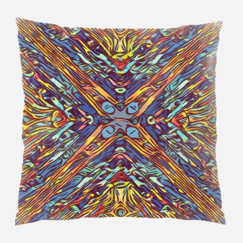 Coussin mosaïque, Intérieur