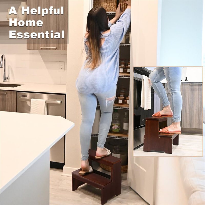 Burkey Manufactured Wood Step Stool