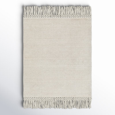 Liska White Hand-Loomed Rug