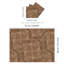 Camberlynn Copper Brown Marble Stone Tile Sticker 15.24cm W x 15.24cm L
