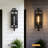 1 - Light 22''H Water Rippled Glass Outdoor Wall Lantern