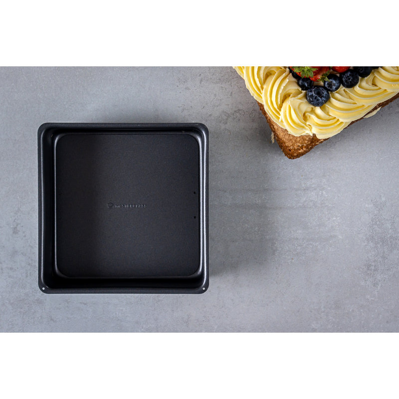 MasterClass Non-Stick Loose Base Deep Cake Pan, 23 cm