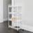 Better Houseware 4-Shelf Wheeled Metal Trolley (White)