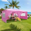 Auvent 10 'x 20' avec 6 parois latérales, UPF 50+, pour la plage, le camping, les fêtes et les mariages-115489109