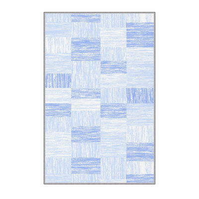 Tapis d'entrée de qualité supérieure, 2,6 x 6,6 pieds, 100% polyester, hauteur de velours de 0,3 po | Antibactérien, antidérapant, dessous lavable à la machine | Impression 3D numérique, durable et élégante pour les entrées, les salons et plus encore