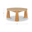 Table basse d'extérieur naturelle Lipsey