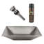 Premier Copper Products BSP5_PVMRECEN-P Bathroom Sink And Drain Package