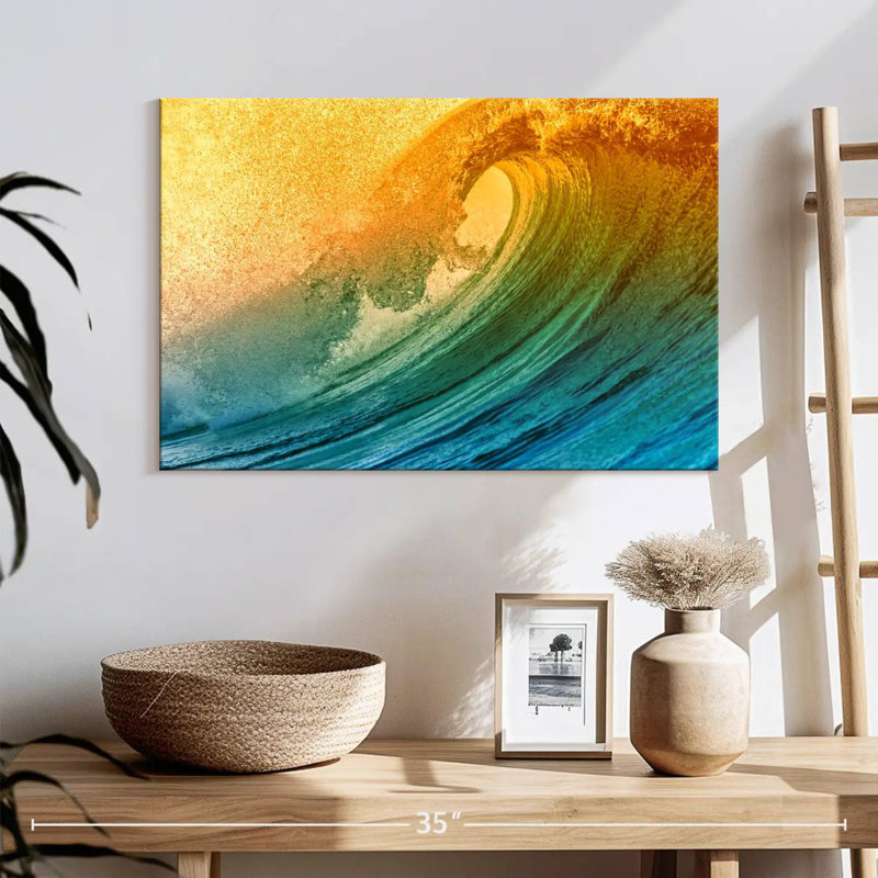 Gillard Sunny Glow Ocean Wave, H 16 po x l 24 po