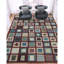 Pakistan Gabeh Wool Patchwork Area Rug