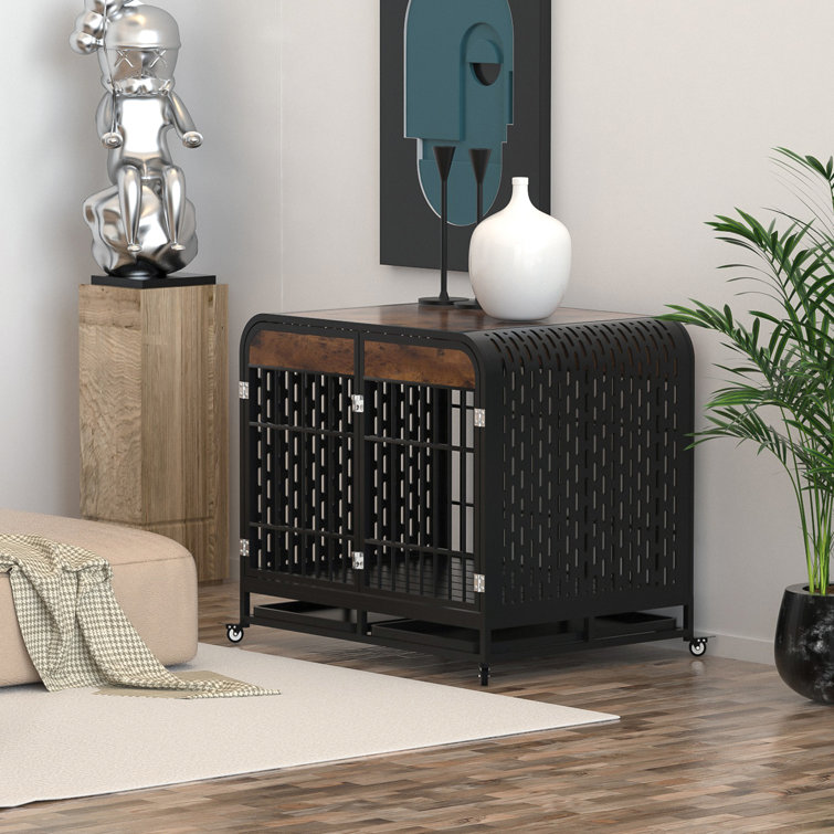 Tucker Murphy Pet™ 47.24”W Big Furniture Style Wooden Dog Crate