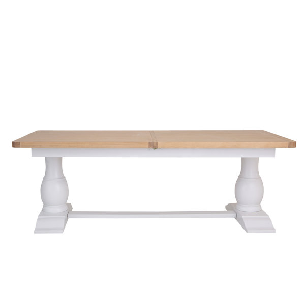 Rosalind Wheeler Desrae Solid Wood Dining Table | Wayfair.co.uk