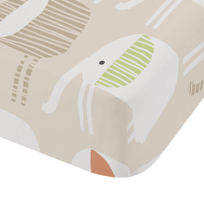 Minbu 100% Cotton Plain Fitted Sheet, Single (3')