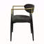 Chaise d'appoint en chenille et finition