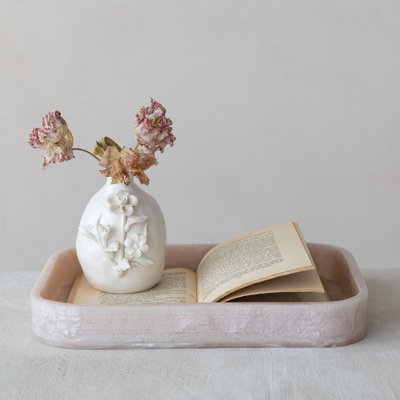 Stoneware Vase With Flowers
