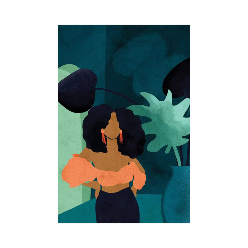 Reyna by Reyna Noriega - Print on Canvas, 20.32 cm H x 30.48 cm W, Wrapped Canvas