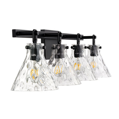 Barlon 34.75" 4-Light Vanity - Matte Black