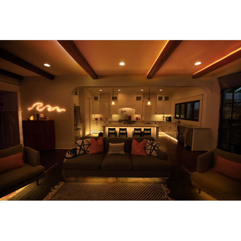GE Cync Dynamic Effects Smart Light Strip with Music Sync, 16ft + Power Supply