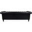 83,01 po de largeur pour 3 personnes, revêtement en cuir PU, coussins amovibles, mousse, décoration moderne large avec 3 sièges, cuir souple, assise confortable détachable, pieds de conception classique-1088201034