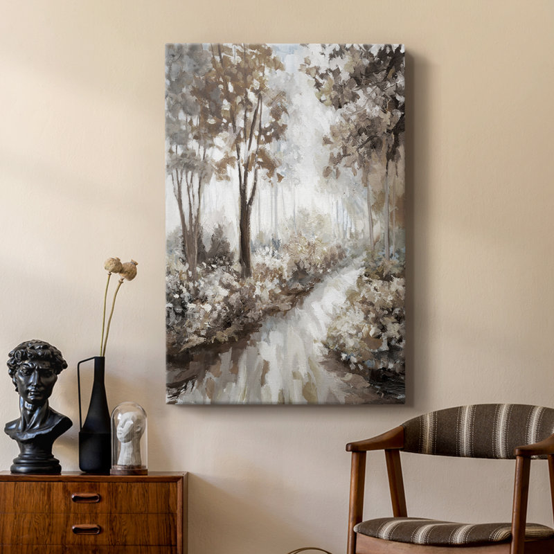 Into the Woods -Custom Wrapped Gallery Cavas, 36" H x 24" W