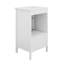 20" Bathroom Vanity With Ceramic Sink, One Drawer, And Door Storage Shelf, Wood Storage Cabinet With Adiustable Foot Pad