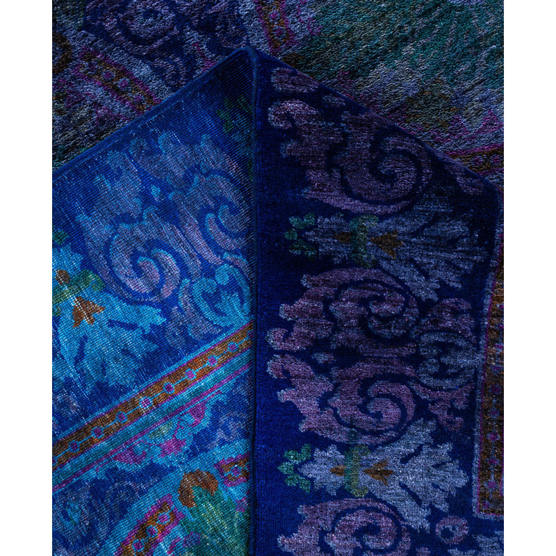 Overdyed One-of-a-Kind 8' 2" X 9' 10" Hand Knotted Area Rug