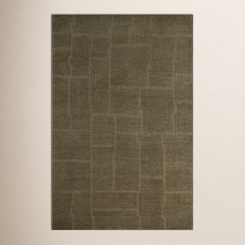 Tapis sauge Jeremiah Brent x Loloi Greenwich, Rectangle 7 pi 9 po x 9 pi 9 po