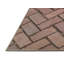 Tapis brun à motif géométrique-1391189805