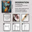 1 Piece Wrapped Canvas Wall Art