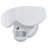 2 - Head Hardwired Outdoor Security Flood Light with Motion Sensor and Timer