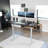 VIVO Single Motor Electric Desk with Push Button Memory Controller-97735789-112376706
