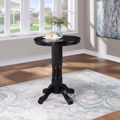 Adelaida 30.25" L Round Solid Wood Table